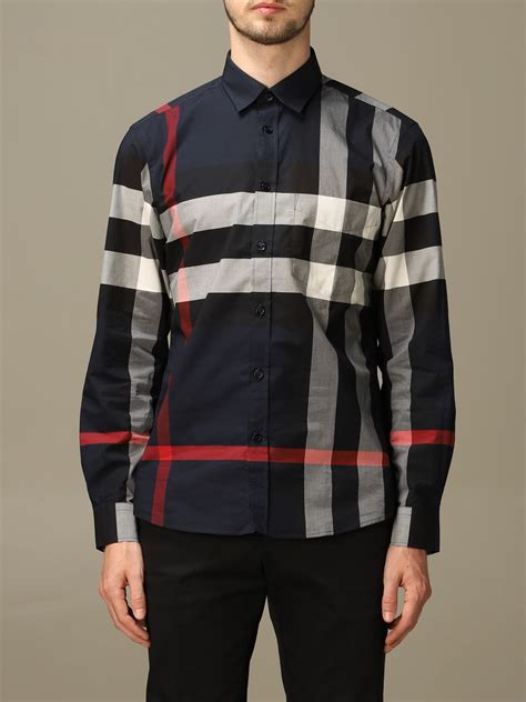 burberry blue shirt|burberry shirts online shop.